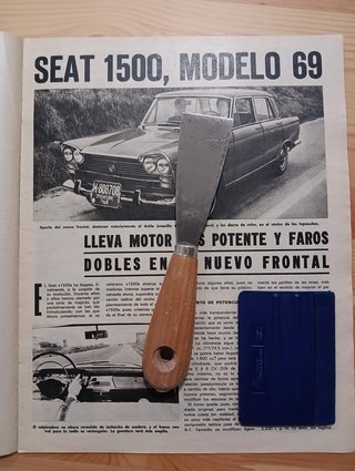 REVISTA VELOCIDAD - SEAT 1500, MODELO 69