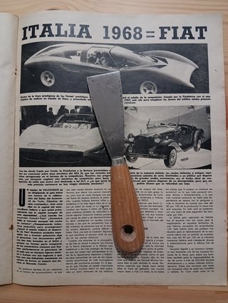 REVISTA VELOCIDAD - SEAT 1500 MODELO 1969