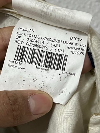 Pantalones Burberry Beige