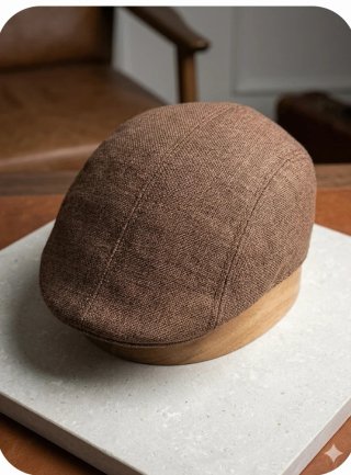 Gorra  marrón Sistema Transpirable