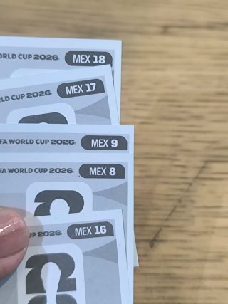 Cromos Panini Mundial GRUPO A 2026 26 CROMOS