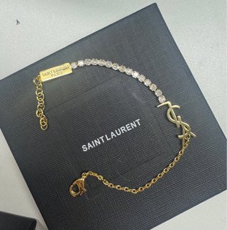 Pulsera Yves Saint Laurent Oro y Plata