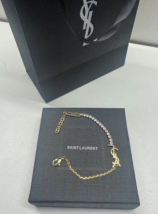 Pulsera Yves Saint Laurent Oro y Plata