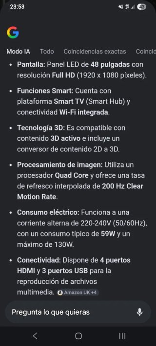 TV Samsung Smart 48 LED FULL HD