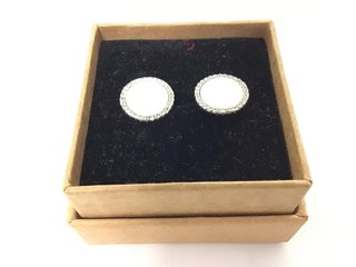 pendientes plata 925mm con piedra