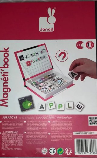 Juego Educativo Janod My Magnetibook Alphabet