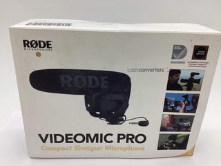 microfono vocalista rode videomic pro compact