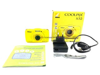 camara  compacta acuatica nikon coolpix s32