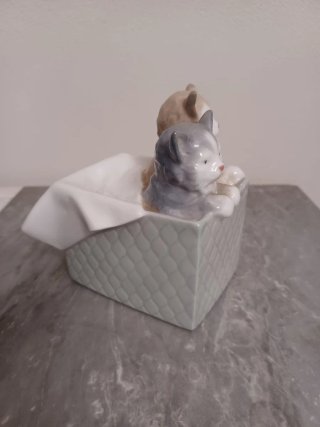 Nao by Lladrò gattini in cesto