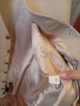 Traje de vestir beige