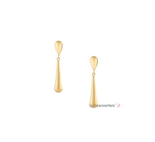 pendientes oro 18k con piedra