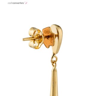 pendientes oro 18k con piedra