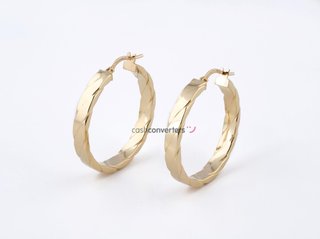 argollas oro 18k