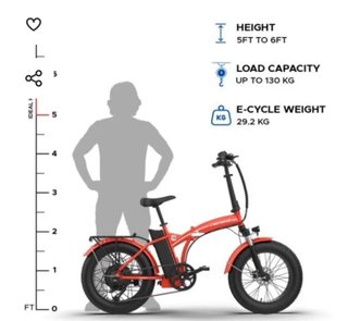 Bicicleta Eléctrica Plegable E-Motorad Toledo