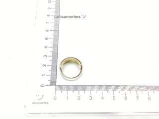 anillo oro 18k con piedra con circonita