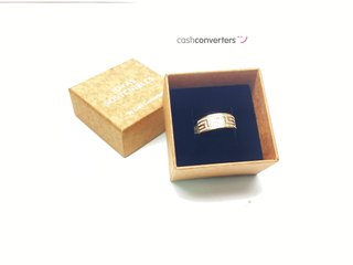 anillo oro 18k con piedra con circonita