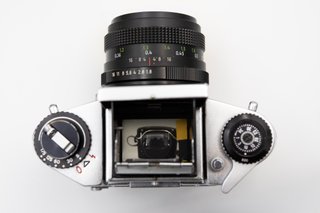 Exa 1B Kit Completo + Caja + 2 Visores 50mm f1.8