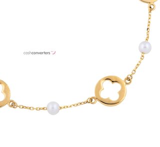 pulsera oro 18k con circonita