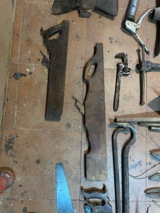 Herramientas de taller antiguas