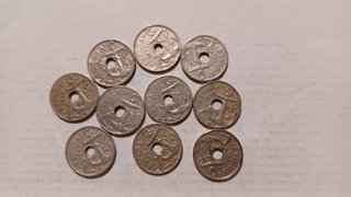 Serie completa de 10 monedas 50 céntimos España