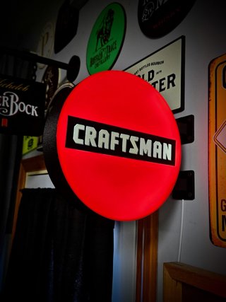 Cartel luminoso CRAFTSMAN