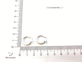 argollas plata 925mm