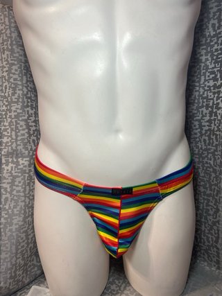 Calzoncillo Tanga Arcoíris y Camuflaje Uno M y L