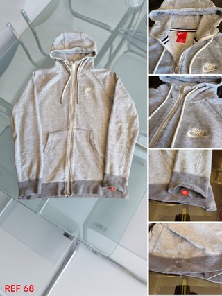Casaco Nike Cinzento S Fecho Completo