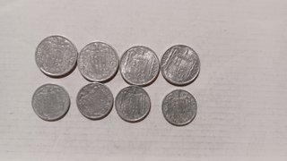 Serie 5 y 10 centimos jinete lanzero 1940-1953