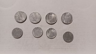 Serie 5 y 10 centimos jinete lanzero 1940-1953
