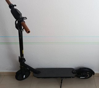 Patinete Eléctrico Negro plegable