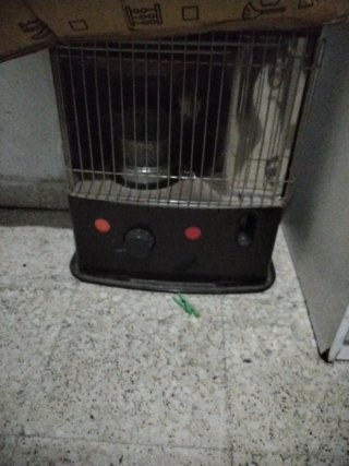 Estufa de parafina metal/plástico