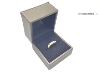 anillo oro 18k con piedra con circonita
