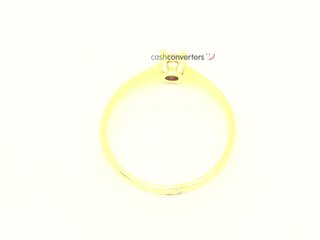 anillo oro 18k con piedra con circonita