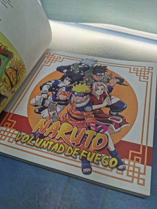 libro Naruto - voluntad de fuego - Tapa blanda