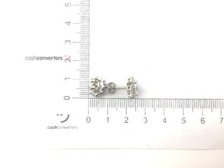 pendientes plata 925mm con piedra con circonita