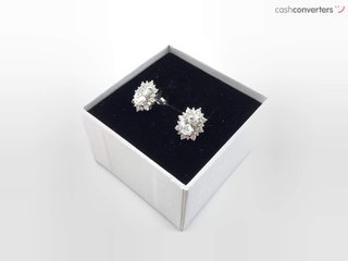 pendientes plata 925mm con piedra con circonita