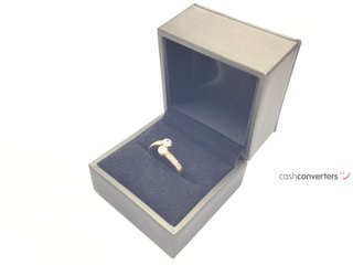 anillo oro 18k con piedra con circonita