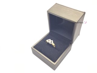 anillo oro 18k con piedra