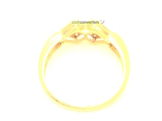 anillo oro 18k con piedra