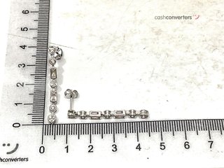 pendientes plata 925mm con piedra con circonita
