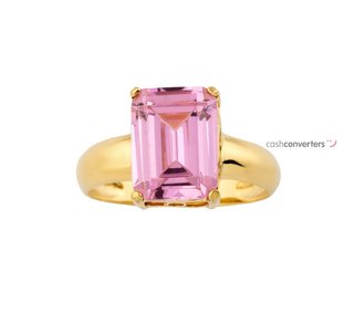 anillo oro 18k con piedra con circonita t. 20 (19,1 mm)