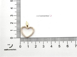 colgante oro 18k con piedra con diamante