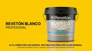 Pintura Revetón Blanco Profesional 4L