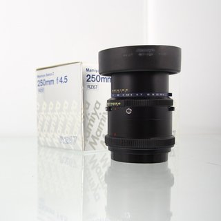 Mamiya 250mm f4.5 RZ67 con Caja y Accesorios