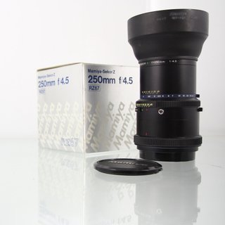 Mamiya 250mm f4.5 RZ67 con Caja y Accesorios
