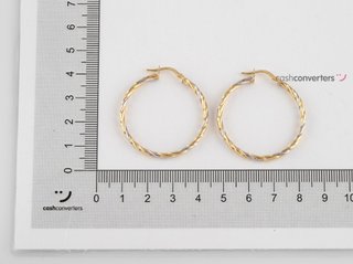 argollas oro 18k