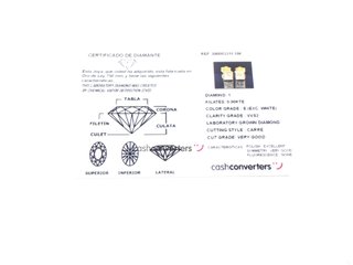 pendientes oro 18k con piedra con diamante de laboratorio