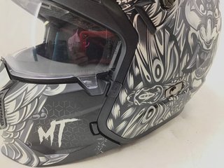 casco integral mt streetfighter hellish