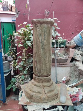 Columnas/Macetones Imitación Piedra